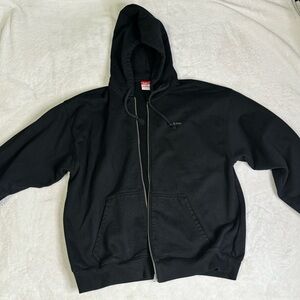 TNA Extra Fleece Zip up Hoodie Black